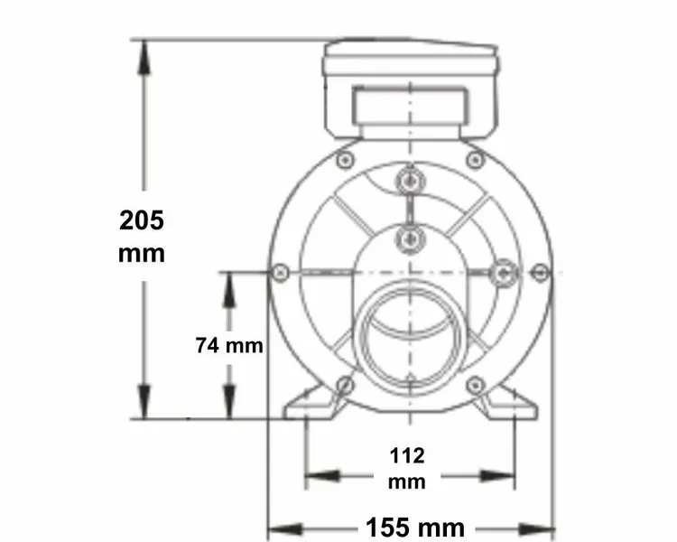 LX JA75 Spa Circulatiepomp 0,75 PK 11 LX JA75 Spa Circulatiepomp 0,75 PK - Afbeelding 9