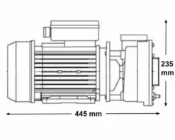 LX WP250 Spa Massagepomp 2,5 PK - 2 Speed 12 LX WP250 Spa Massagepomp 2,5 PK - 2 Speed -Spa Verwennerij 3770.22