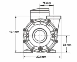 LX WP250 Spa Massagepomp 2,5 PK - 2 Speed 13 LX WP250 Spa Massagepomp 2,5 PK - 2 Speed -Spa Verwennerij 3770.3 1