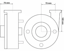 LX WP300 Spa Massagepomp 3 PK - 2 Speed -Spa Verwennerij 3771.4bis 1