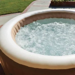 Intex Pure Spa Bubble Therapy Opblaasbare Spa - 6 Persoons -Spa Verwennerij beige2
