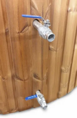 Houtgestookte Hottub Met Filteraansluiting - 6-8 Personen - Wit 11 Houtgestookte Hottub Met Filteraansluiting - 6-8 Personen - Wit -Spa Verwennerij connenctions of filtration 1 1