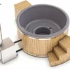 Houtgestookte Hottub Met Filteraansluiting - 6-8 Personen - Grijs 2 Houtgestookte Hottub Met Filteraansluiting - 6-8 Personen - Grijs -Spa Verwennerij grijs 3 4 1