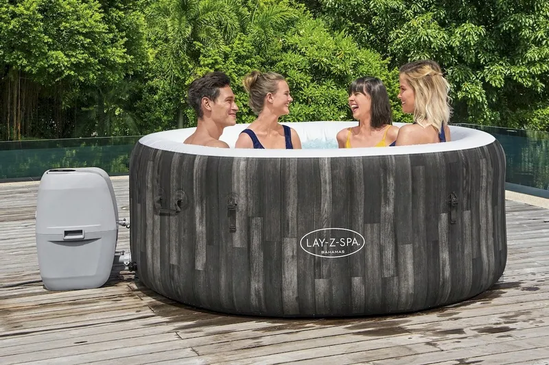 Bestway Lay-Z Spa Bahamas Airjet Opblaasbare Spa - 4 Persoons 6 Bestway Lay-Z Spa Bahamas Airjet Opblaasbare Spa - 4 Persoons - Afbeelding 4