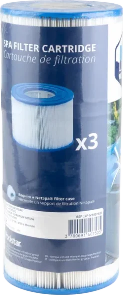 NetSpa Spa Filter - 3 Stuks -Spa Verwennerij netspafiltersopblaasbarespa3stuks