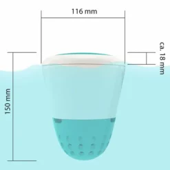 Ondilo ICO Smart Zwembadtester -Spa Verwennerij poolthermometer unter abdeckung